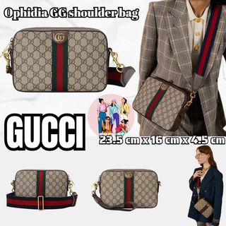 กุชชี่  GUCCI  Ophidia Series GG กระเป๋าสะพาย/กระเป๋าสุภาพสตรี/กระเป๋าสะพายข้าง/กระเป๋าสะพาย/การจัดซื้อยุโรป