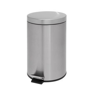 ถังขยะสเตนเลส แบบเท้าเหยียบ ทรงกลม SBR-12E Octopus H050500023 12 ลิตร ถังขยะ stainless steel trash can Foot pedal round