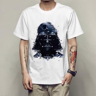 เสื้อยืด พิมพ์ลาย Star War สไตล์ฮาราจูกุ สําหรับผู้ชาย