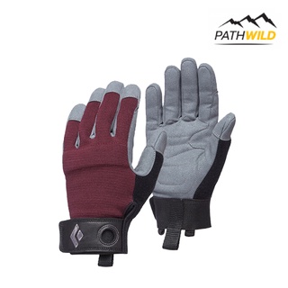 ถุงมือสำหรับปีนหน้าผา ฺBLACK DIAMOND WOMENS CRAG GLOVES สี BORDEAUX