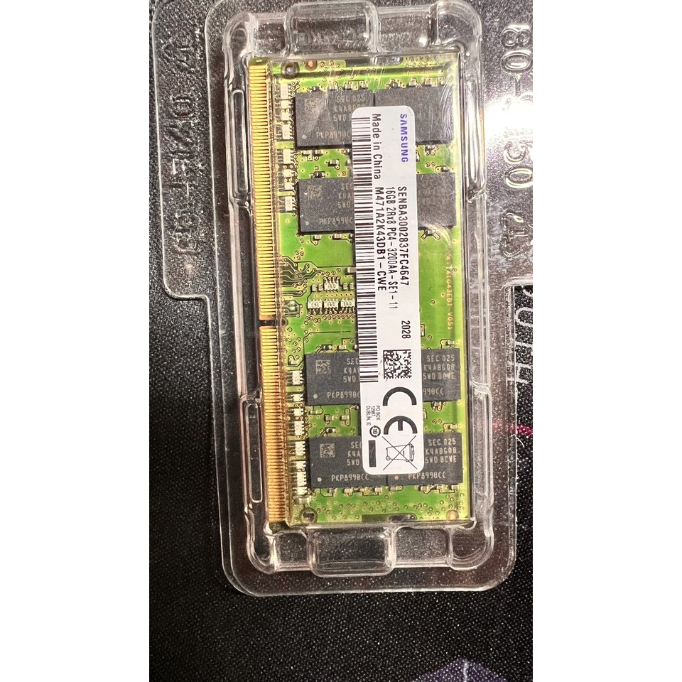 Ram Notebook DDR4 16GB Bus3200 มือสองสภาพสวยใช้ปกติ (Samsung)