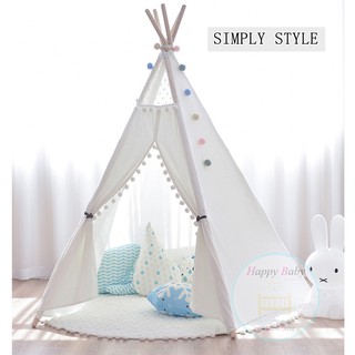 เต้นท์เด็ก Simply Style 5 เสา มี 2 สี ชมขาว  รุ่น T5#007