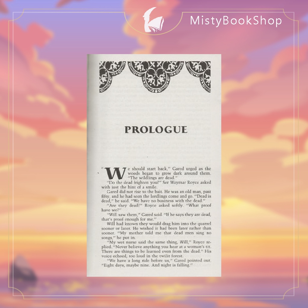 [ พร้อมส่ง-แยกเล่ม ] A Game of Thrones เล่ม 1-5 (George RR Martin Song of Ice and Fire Series) นิยายภาษาอังกฤษ