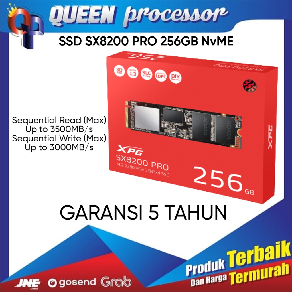 SSD Adata XPG SX8200 PRO 256GB M.2 NVMe