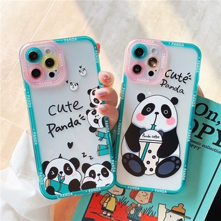 For Huawei Nova 3i 5T 7i 7 SE P30 Lite P40 P50 Mate 30 40 Pro Honor 10i 20i 8X 9X 50 60 Y9 Prime Panda Soft TPU Case Camera Lens Full Transparent Cover | DFC009