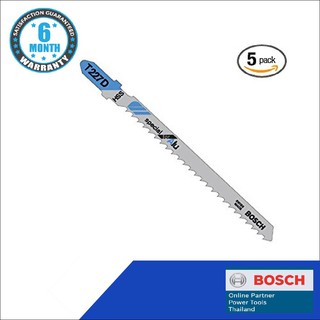 Bosch T227D ใบเลื่อย ใบเลื่อยจิ๊กซอ (5pcs)