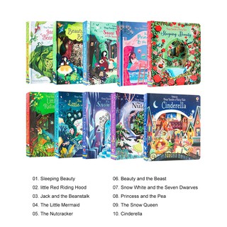 บอร์ดบุ๊ค Usborne Peep Inside a Fairy Tale Book Set มีให้เลือกทั้งหมด 10 เล่ม