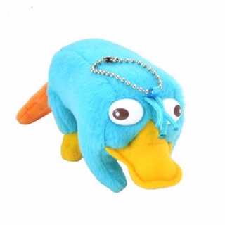 แท้ 100% จากญี่ปุ่น พวงกุญแจ ดิสนีย์ Disney Phineas and Ferb Perry Plush Doll Ball Chain