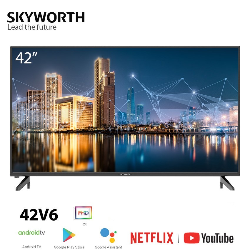SKYWORTH 42 นิ้ว Android TV รุ่น 42V6 Google Play