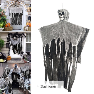 Decoration Skull Haunted House Props Halloween Hanging Ghost Skeleton 30 Inch High