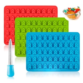 50 Gummy Maker Cavity Bear Mold Novelty Silicone Chocolate Candy Ice Tray