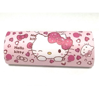 KITTY กล่องแว่น กล่องแว่นตา GLASSES CASE ทรงใหม่ ลาย PINK  คิตตี้ ตลับแว่น ฝาปิด(แม่เหล็ก) ขนาด 5.5 x 3.5 x 15.5 Cm 8118