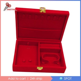 [ M1-Pre1] เคสกํามะหยี่ อเนกประสงค์ สีแดง สําหรับโชว์เครื่องประดับ งานแต่งงาน