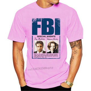 เสื้อยืดผ้าฝ้าย พิมพ์ลาย X Files FBI Special Agents Mulder Scully TV ละคร GAepcd97FFdcdp09 สําหรับผู้ชายSize S-5XL