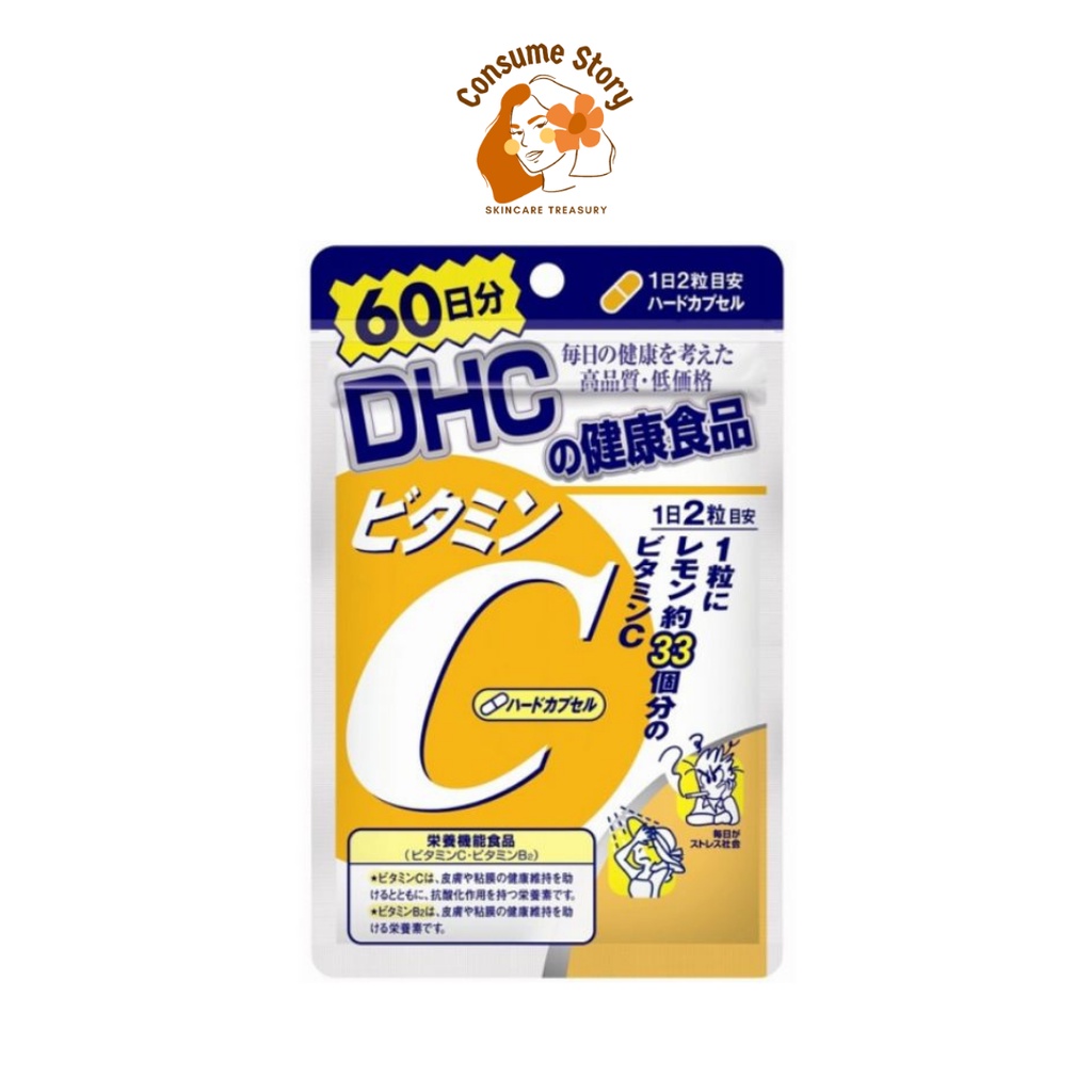 (ญี่ปุ่นแท้ 💯) DHC Vitamin C 60 วัน วิตามินซี DHC Vitamin C 1000mg