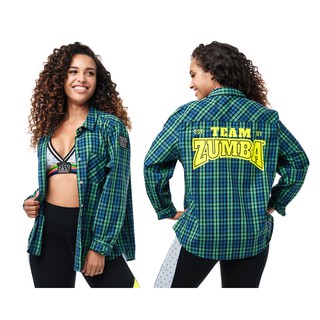 Zumba Team Talk Button Down (เสื้อคลุมออกกำลังกายซุมบ้า)