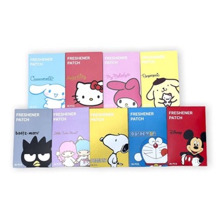 สติกเกอร์หอมติดแมส ลายการ์ตูน มาใหม่ มี 9 ลาย 1 แพ็คมี 36 ดวง ราคาแพ็คละ 80 บาท