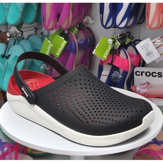 รองเท้าแตะสไตล์ใหม่ Crocs LiteRide Clog แท้ หิ้วนอก ถูกกว่าshop รองเท้าแตะชายหาดของผู้ชาย