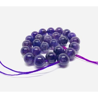 หินมงคง Amethyst หินอะเมทริสแท้ เกรดพรีเมี่ยม ขนาด 8,10,12 mm แพค 10,20 เม็ด