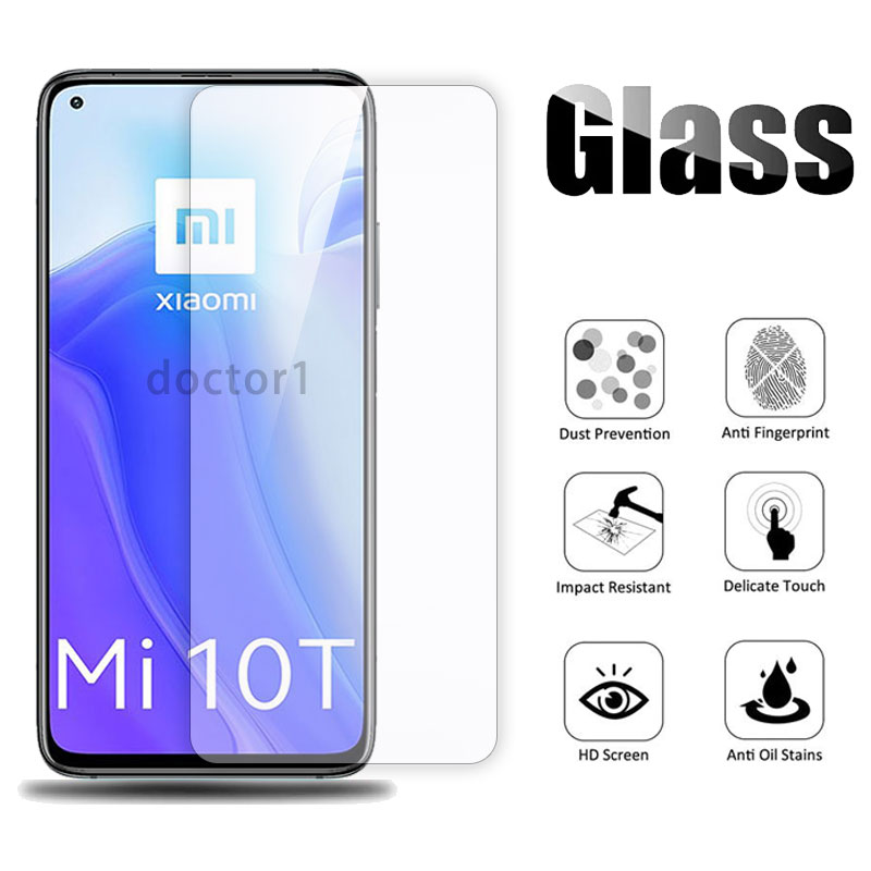 ฟิล์มกระจกใสสำหรับ Xiaomi Mi 10T 9 8 SE A2 Lite Pro 9SE PocoPhone F1 Play 6X MAX 3 2