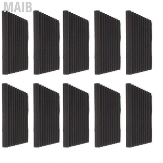 Maib 10Pcs Acoustic Panel Sound Absorbing Foam Soundproof Insulation Set 30x30x2.5cm