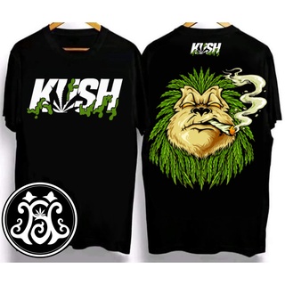 ผ้าฝ้าย 100%เสื้อยืด kush เสื้อยืดสุดเท่ Crew neck T-shirt. Oversized T-shirt เสื้อยืดผ้าคอตตอน V.07S-3XL