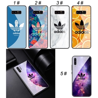 เคสกระจกนิรภัยสําหรับ Samsung Galaxy A10 A20 A30 A40 A50 A60 A70 Rw112 Adidas