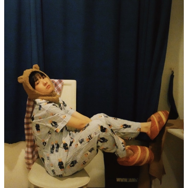 Teddy Bear long pants pajamas set 🧸