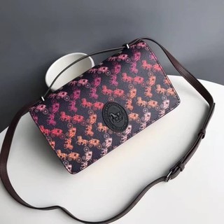 COACH CAMILLE CROSSBODY WITH HORSE AND CARRIAGE PRINT AND ARCHIVE PATCH STYLE NO: 88343