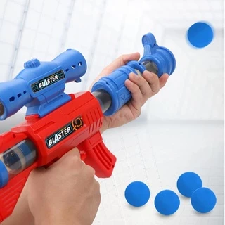 ของเล่นปืนลมกระสุนบอล ปืนอัดลม หลายสียิงสนุก พร้อมกระสุน6นัด