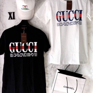 เสื้อยืดสกรีนGucciแฟชั่น ชาย/หญิง