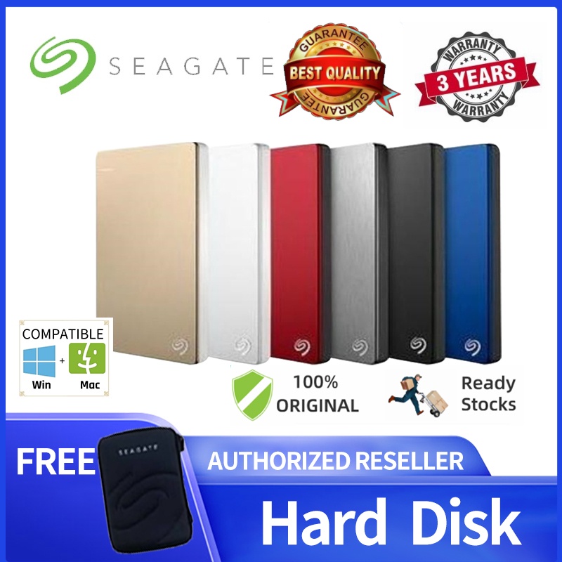 Seagate External Hard Disk 4TB 500GB 1TB 2TB  Backup Plus Slim USB 3.0 HDD 2.5" Portable Extern