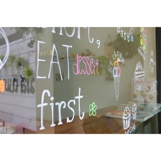 ปากกาเขียนกระจกลบได้ สีขาว MONAMI WINDOW MARKER
