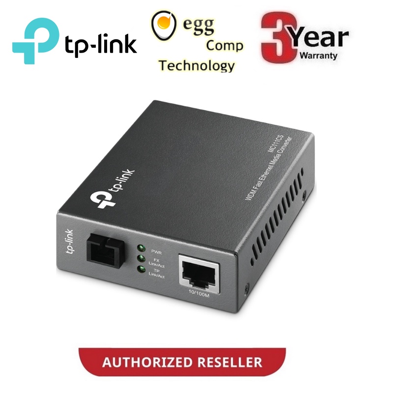 TP-Link MC111CS 10/100Mbps WDM Media Converter