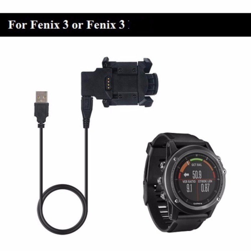 Mlife - สายชาร์ท Garmin Fenix 3 สายชาร์จ เคส สายนาฬิกา ฟิล์มกันรอย Magnetic Charging Cable