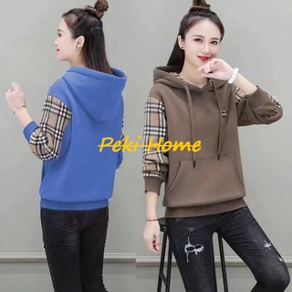 เสื้อสเวตเตอร์ผ้าฟลีซผู้หญิงสไตล์เกาหลีหลวมฤดูใบไม้ร่วงและฤด…