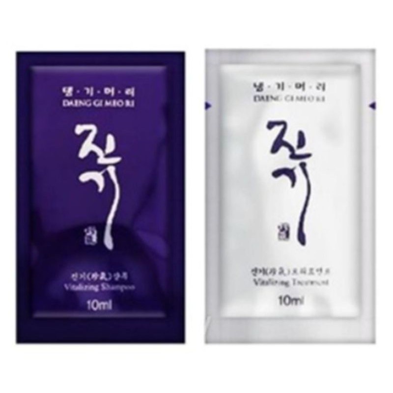 ac [Daeng Gi Meo Ri] Tester Vitalizing Shampoo+Treatment (10ml+10ml.)