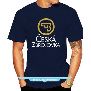 เสื้อยืดผ้าฝ้ายพิมพ์ลายขายดี ใหม่ เสื้อยืด พิมพ์ลายโลโก้ Cz Usa Ceska Zbrojovka Firearms Guns สีดํา ไซซ์ S 5Xl