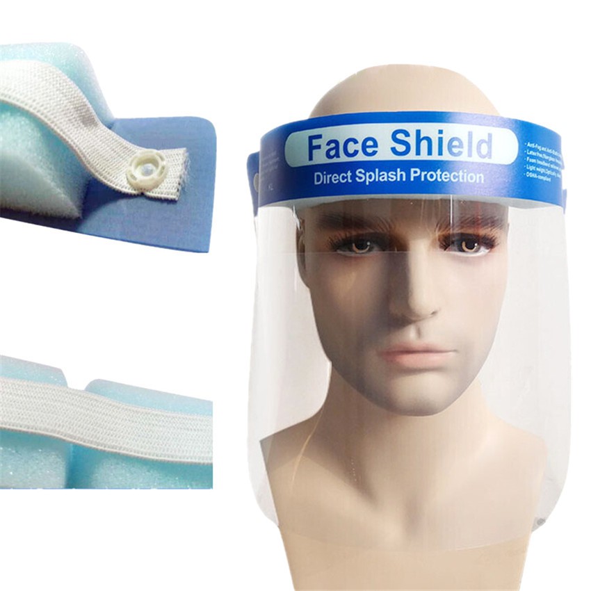 Face Shield หน้ากากใส ช่วยป้องกัน ฝอยละออง ไอ จาม และป้องกันการใช้มือสัมผัสใบหน้า ป้องกันการแพร่ระบาด