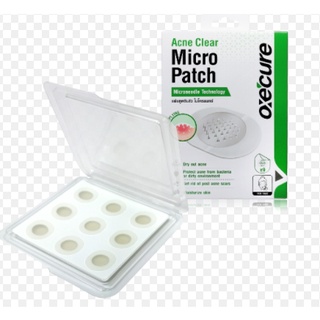 OXECURE ACNE CLEAR MICRO PATCH 9 ชิ้น แผ่นดูดสิว ไมโครแพทช์ สิวยุบภายใน 24 ชม. 20043