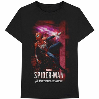 ขายดี เสื้อยืดลําลอง แขนสั้น พิมพ์ลายการ์ตูน Marel Comics Spider 3 Spidey Senses สําหรับผู้ชาย CFjgon47HOpaff80Size S-5X