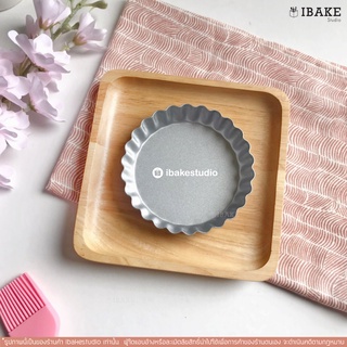 IBakeStudio พิมพ์ทาร์ตวงกลม 10 cm. ถาดอบขนมเทปล่อนขนาดเล็กพร้อมส่ง