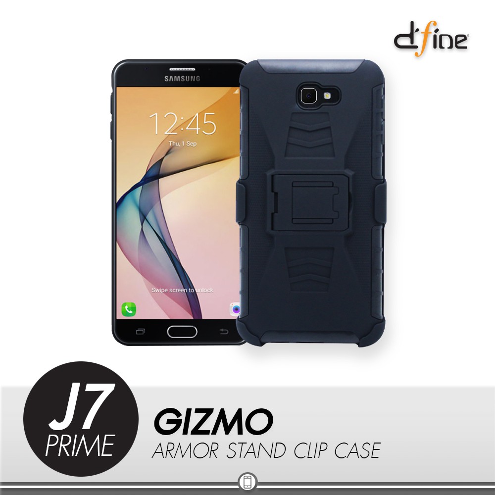 Gizmo เคสซัมซุง Armor Stand Clip Case Galaxy J7 Prime (Black)