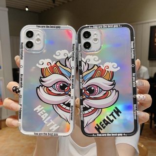 Fashion Cute Cartoon Lion Dance Pattern Soft Phone Case For oppo Reno 3 Reno 5 Pro A72/A92 A53/A33 A31 RENO 4Z 5G R17 A73 5G/A72 5G Reno 6 Pro 5G A15/A15s Realme 7 Clear Cover