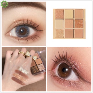 Cod Qipin Dikalu พาเลทอายแชโดว์เนื้อแมตต์อะคริลิค 9 สี