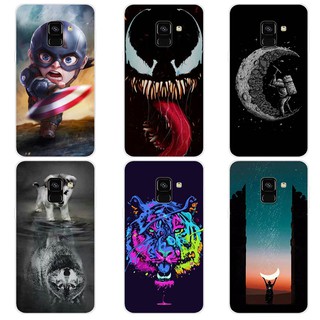 เคส ซัมซุง Samsung Galaxy A8 Plus 2018 Samsung A8+ A8 Plus 2018 Case การ์ตูน Soft TPU เคสซิลิโคน โทรศัพท์มือถือ Cover