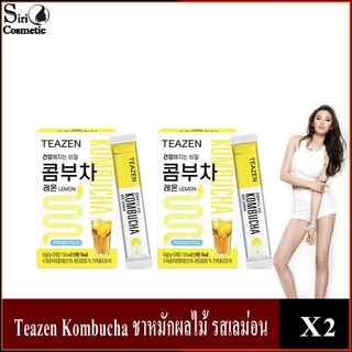 Teazen Kombucha ชาหมักผลไม้ รสเลม่อนX2