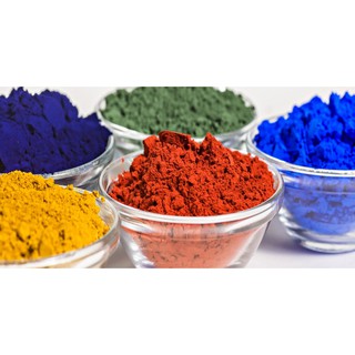 ผงสี สีฝุ่น 1กิโลกรัม ผสมปูนและคอนกรีต Iron Oxide Pigments