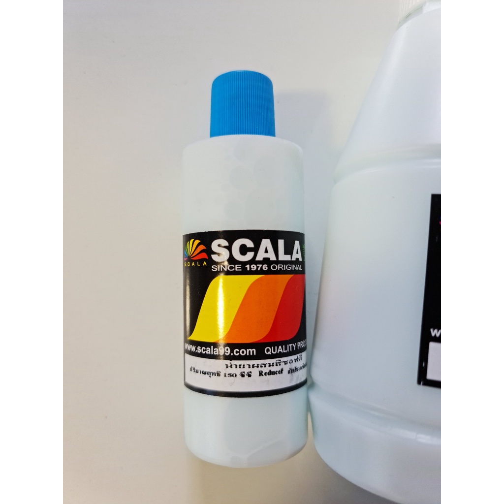 Scala น้ำยาผสมสีซอฟตี้ ขนาด 150/500/1000 ml น้ำยาเคลือบบล๊อค (1ขวด)