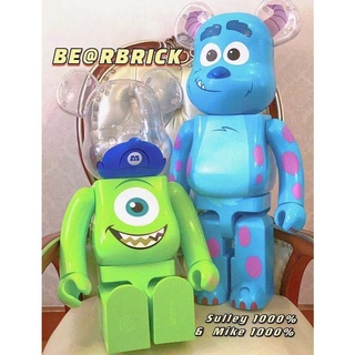 ฟิกเกอร์ ABS ลายการ์ตูน Bearbrick Sullivan Mike Monster University Be@rbrick 1000% ขนาด 70 ซม. ของขวัญ ของเล่นสําหรับเด็ก